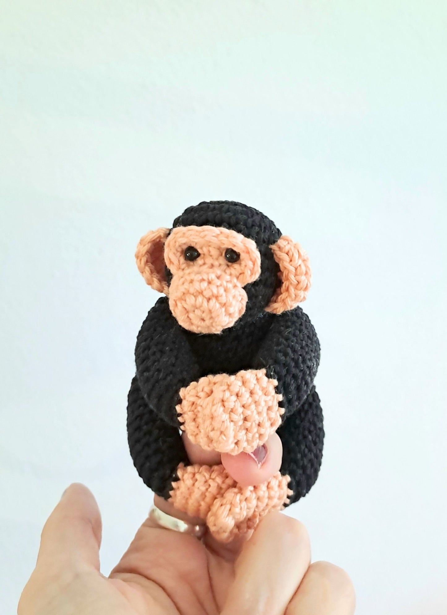 Chimpanzee Crochet Pattern – Jungle Animal Amigurumi | PDF Digital Download - Crochet on a tree