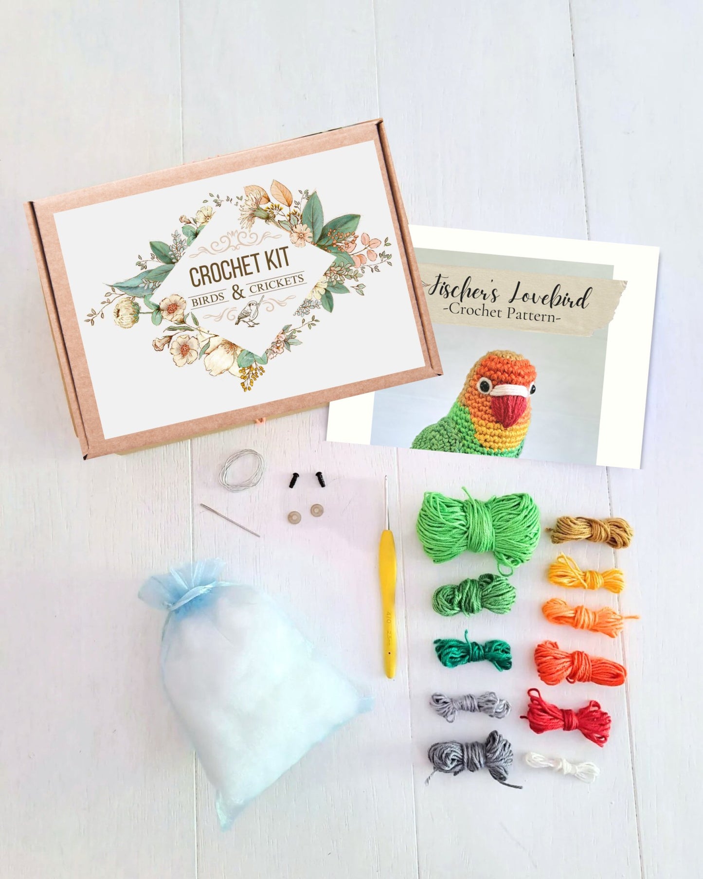 Monthly Crochet Kit Subscription Box – Exclusive Patterns & High - Quality Materials - Crochet on a tree