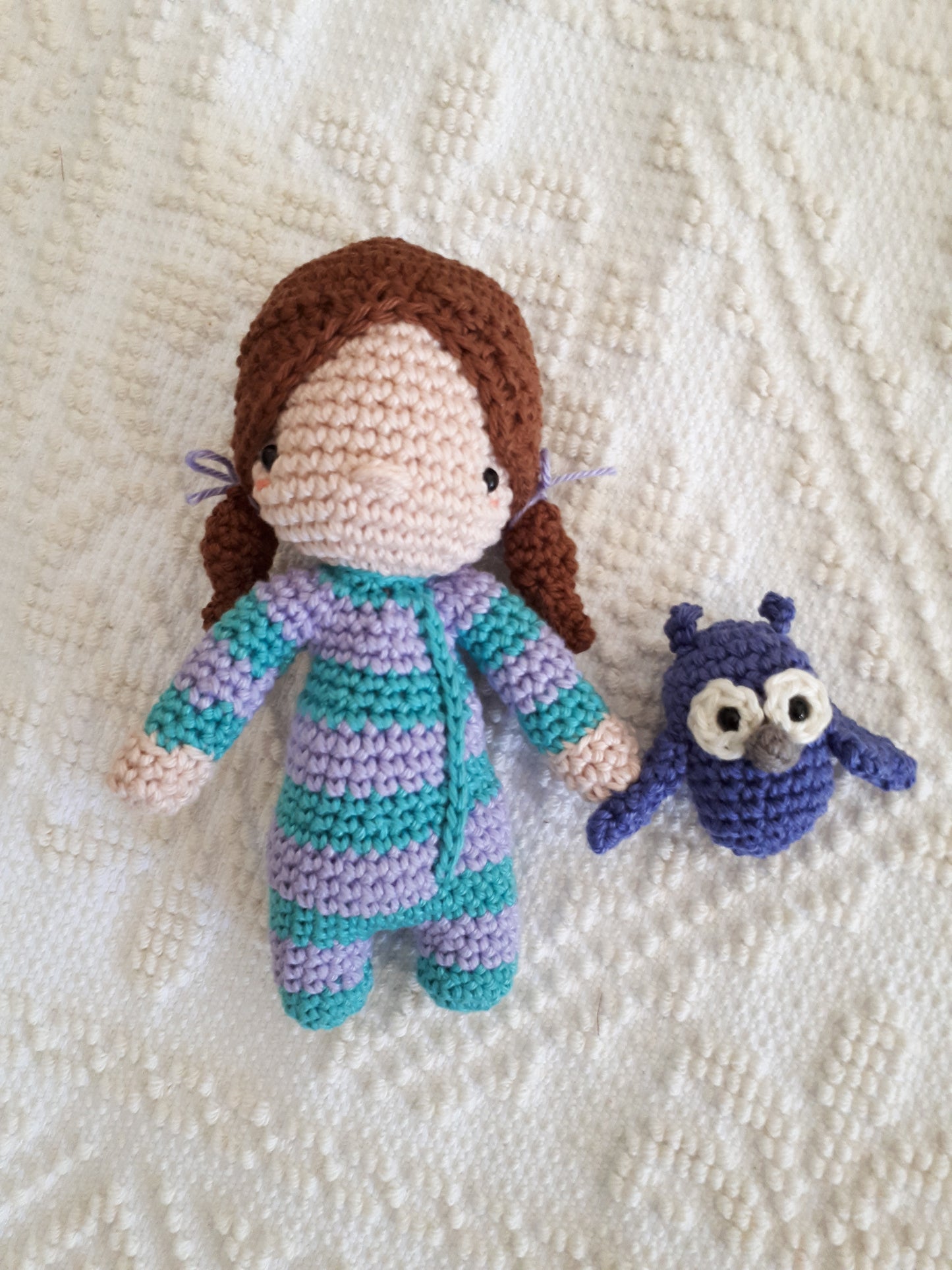 Sleepy Jenny crochet doll