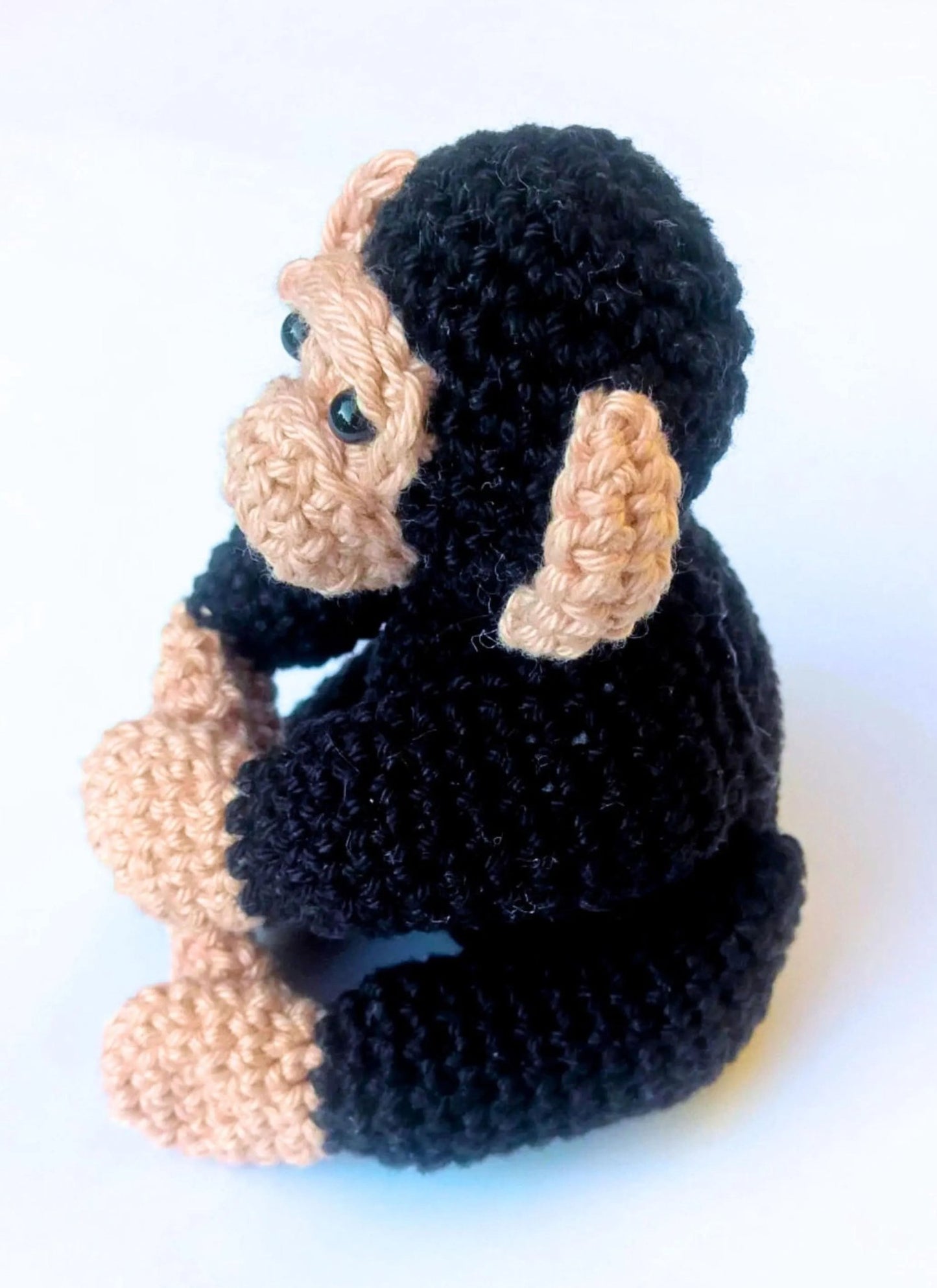 Chimpanzee Crochet Pattern – Jungle Animal Amigurumi | PDF Digital Download - Crochet on a tree