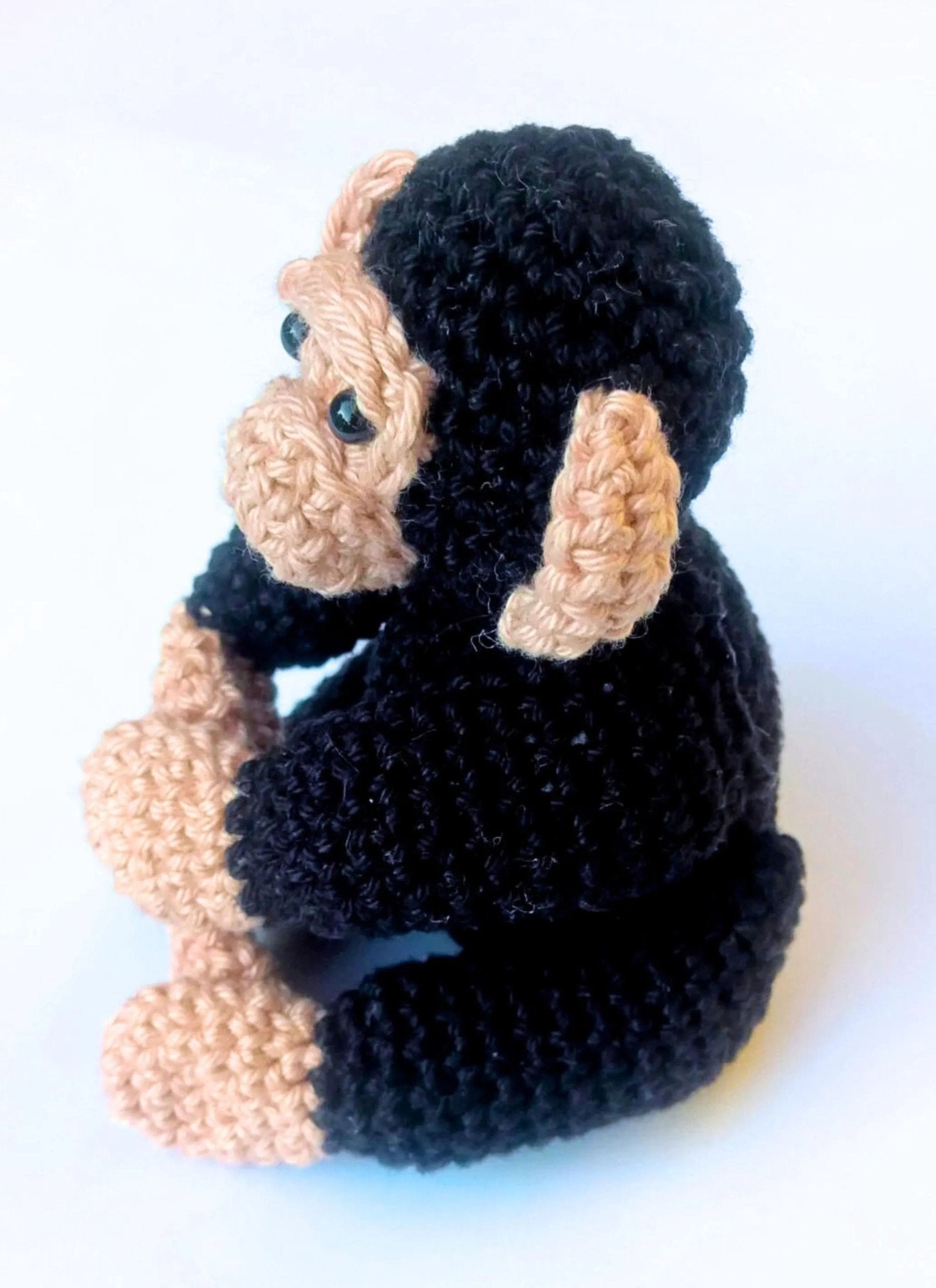 Chimpanzee Crochet Pattern – Jungle Animal Amigurumi | PDF Digital Download - Crochet on a tree