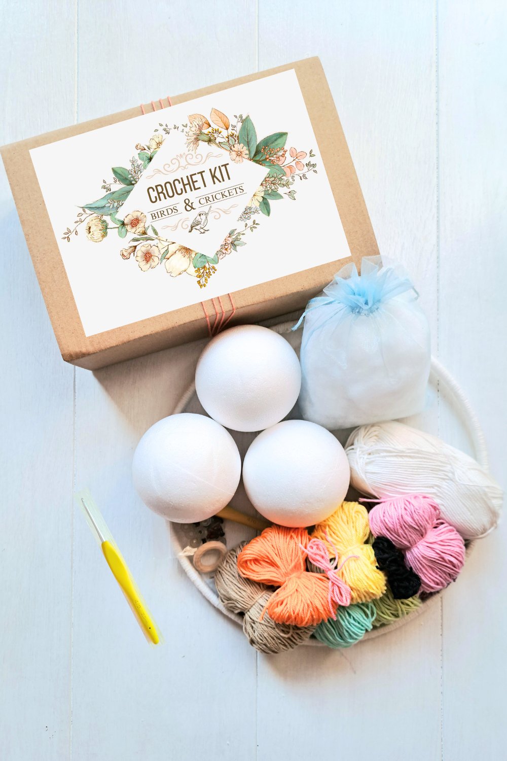 Hot Air Balloon Baby Mobile Crochet Kit – DIY Nursery Decor - Crochet on a tree