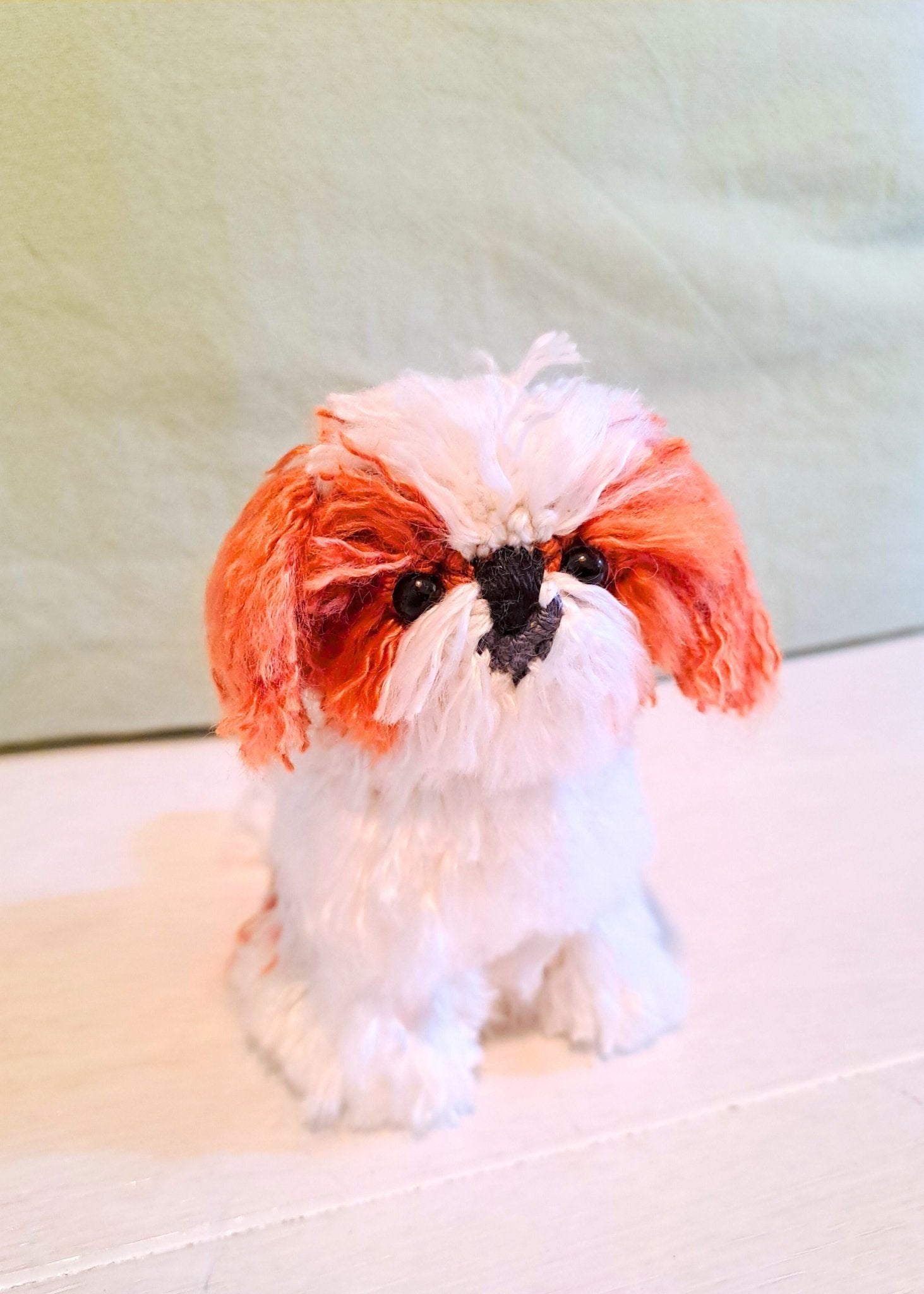 Realistic Shih Tzu Crochet Pattern – Amigurumi Dog Plush PDF Tutorial - Crochet on a tree