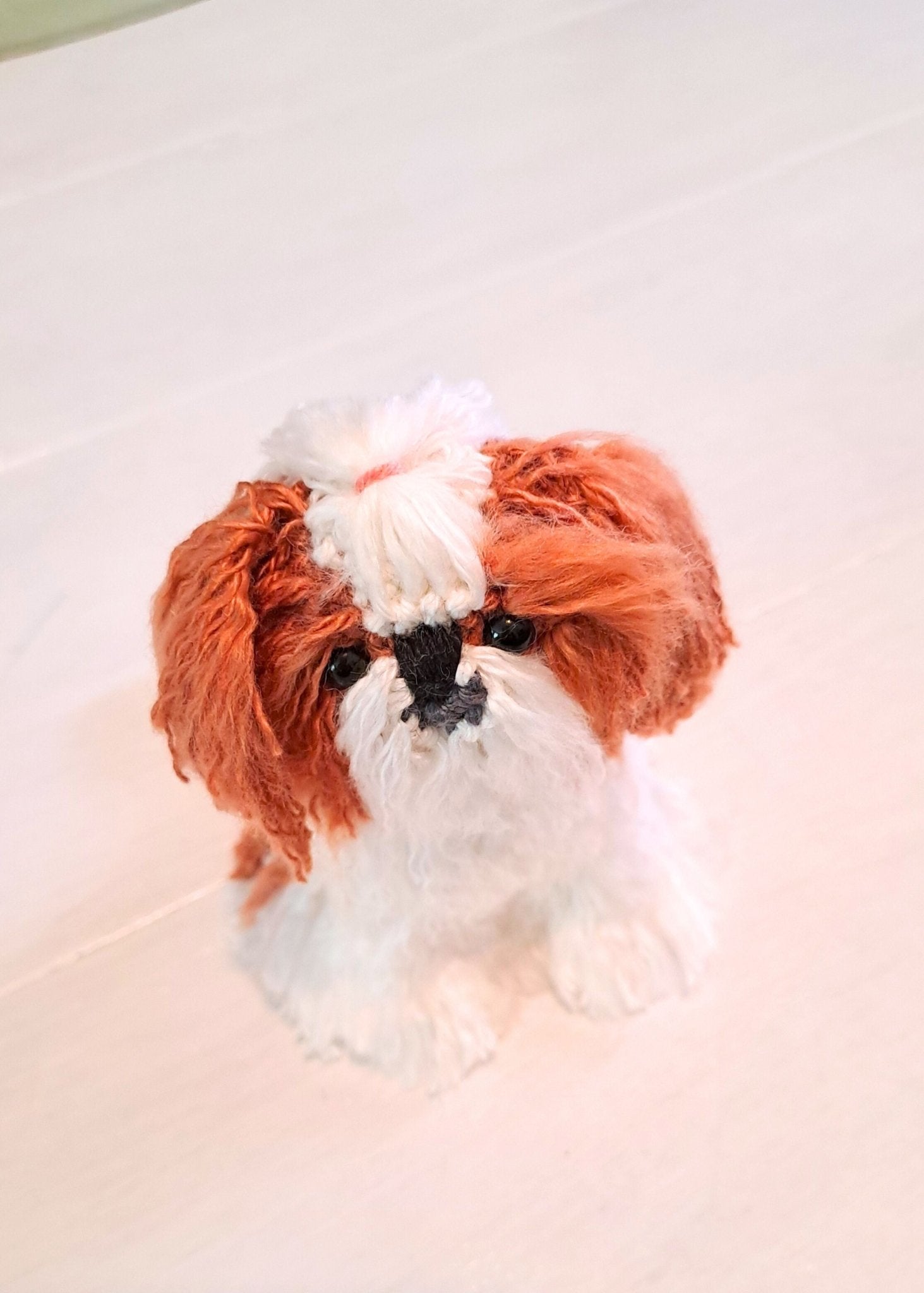 Realistic Shih Tzu Crochet Pattern – Amigurumi Dog Plush PDF Tutorial - Crochet on a tree