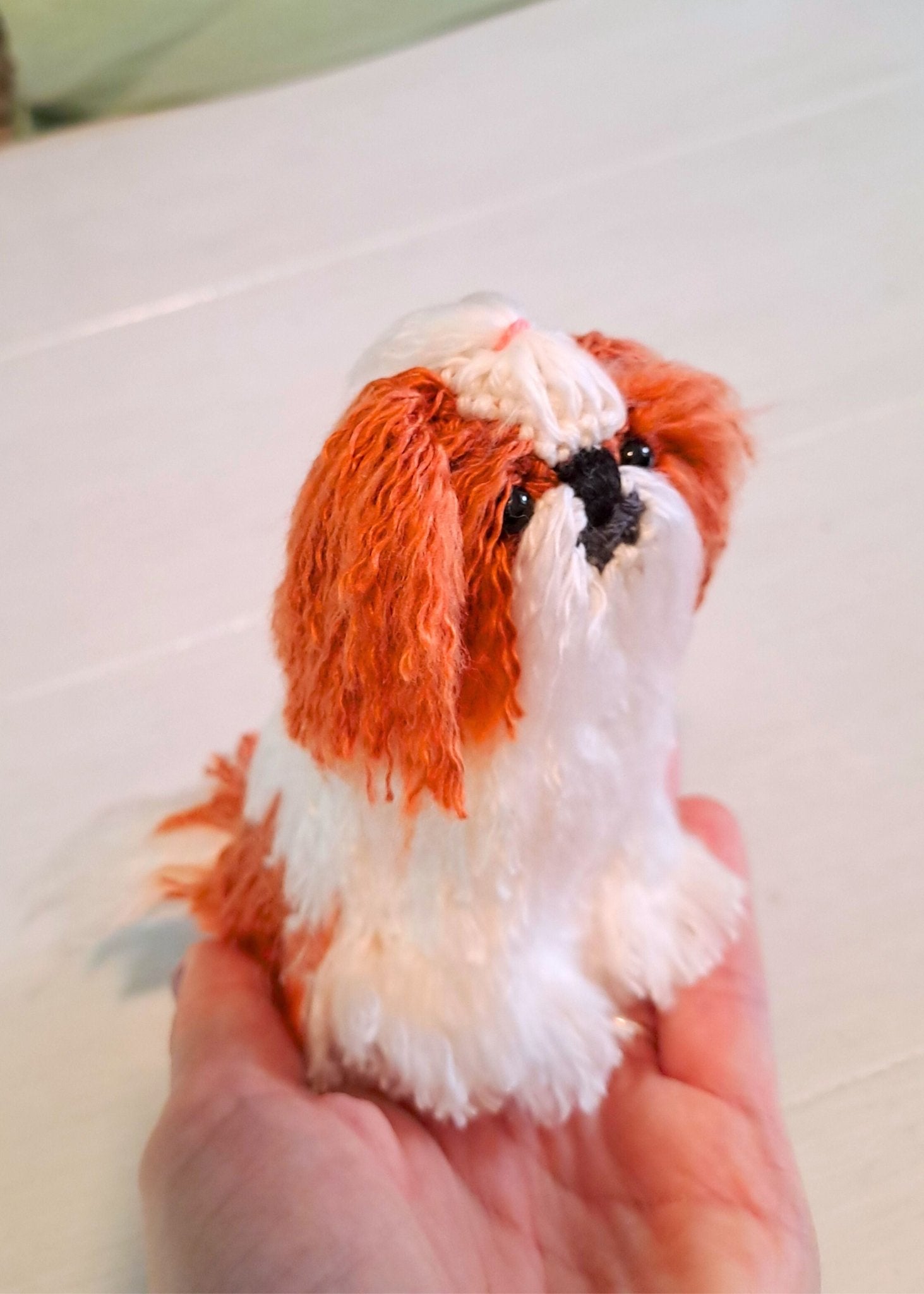 Realistic Shih Tzu Crochet Pattern – Amigurumi Dog Plush PDF Tutorial - Crochet on a tree
