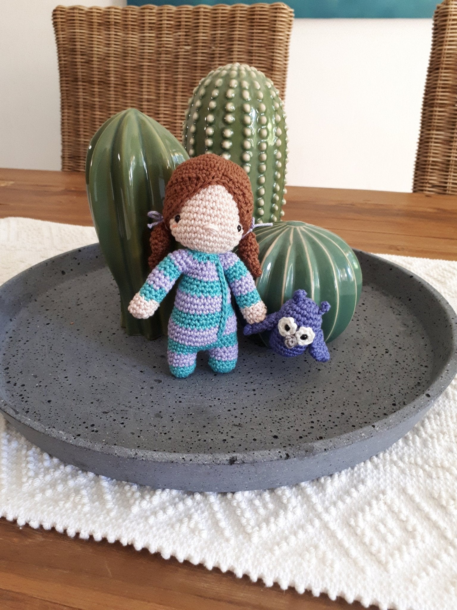Sleepy Jenny crochet doll - Crochet on a tree