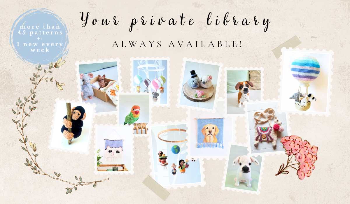The Treehouse Library - Crochet Pattern Library Membership – Crochet on ...