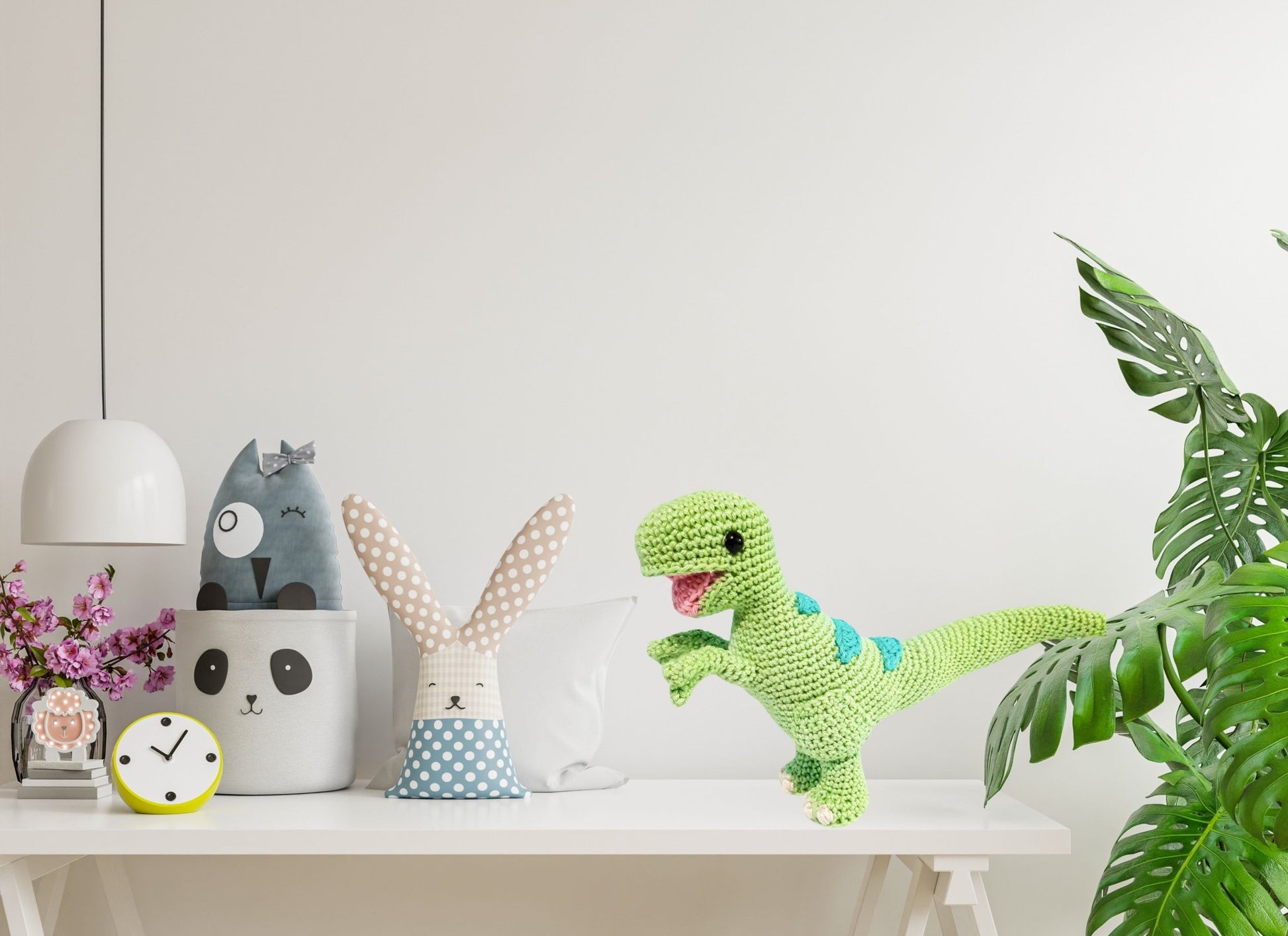 Theo the T - Rex crochet pattern - Crochet on a tree
