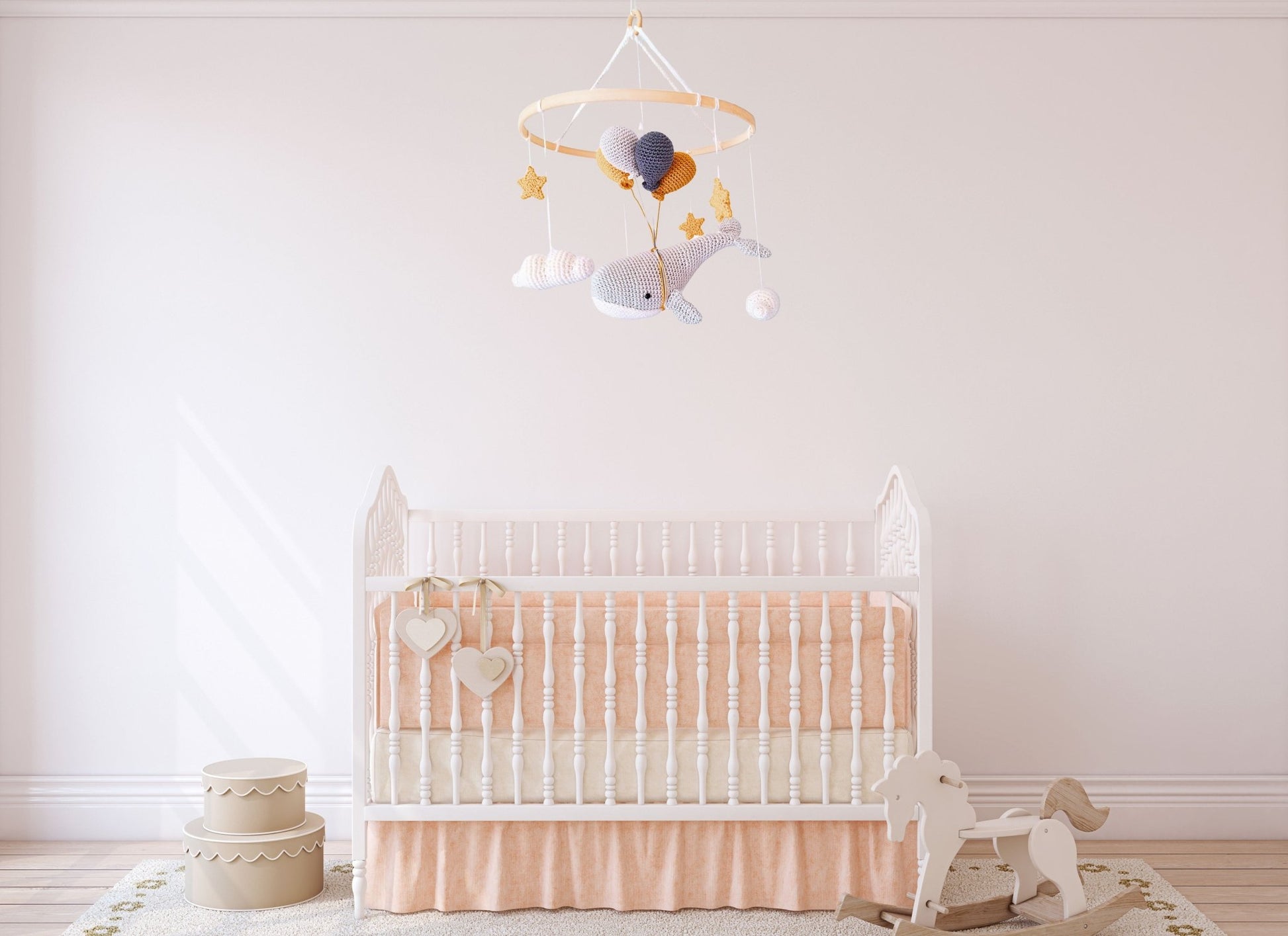 Whale Baby Mobile Crochet Pattern - Crochet on a tree