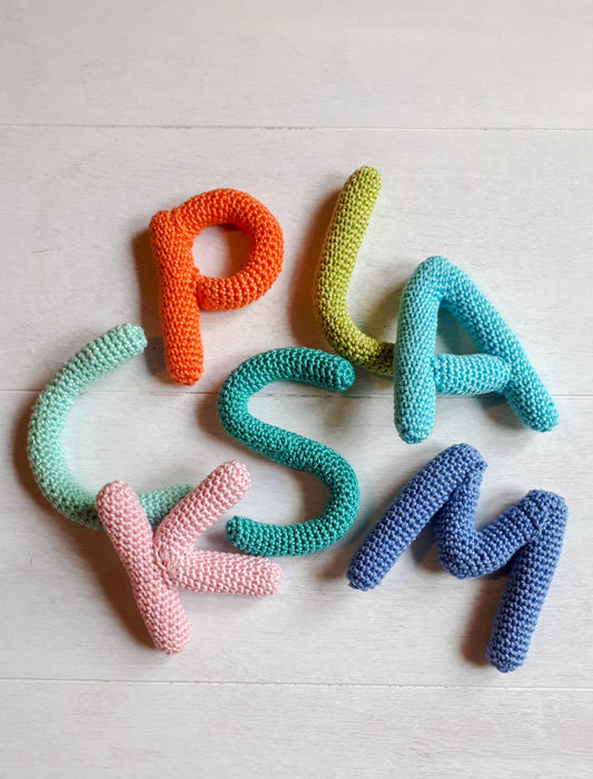 Alphabet letters crochet pattern