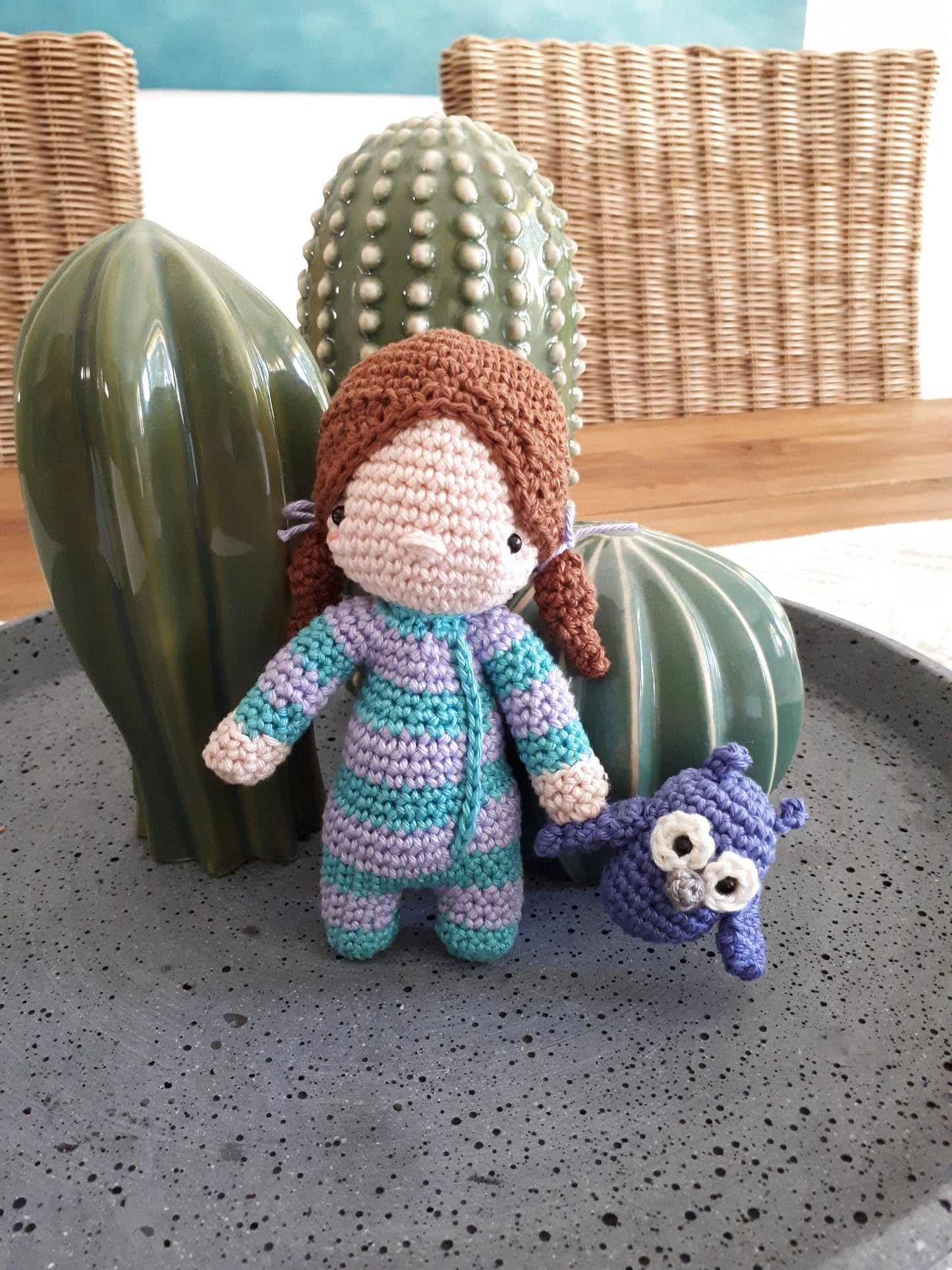 Sleepy Jenny crochet doll