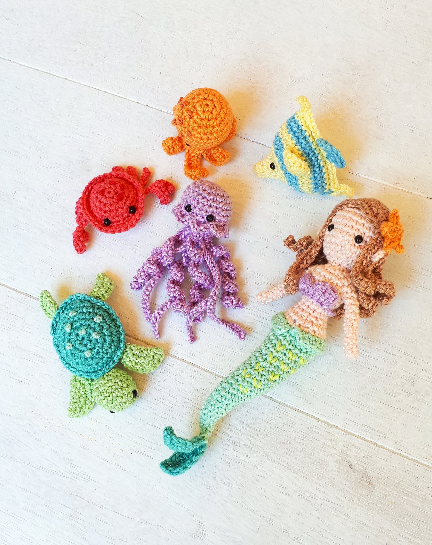 Under the sea baby mobile, mermaid and sea creatures nursery decor