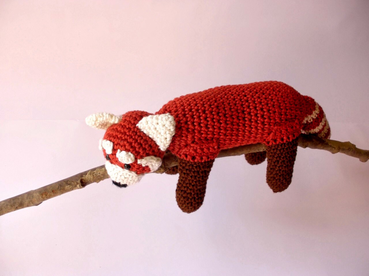 Red panda stuffed plush toy