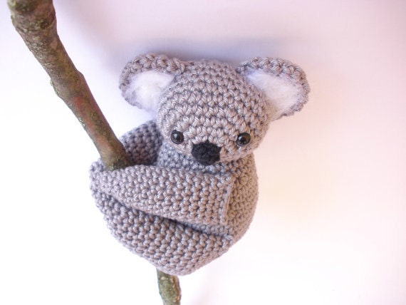 Koala bear crochet stuffed toy